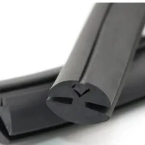 Door and Window Mechanical Card Glass Three-Port Window Sealing Strip
