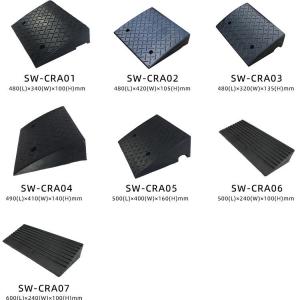 Heavy Duty Driveway Speed Bump Rubber Kerb Curb Ramp