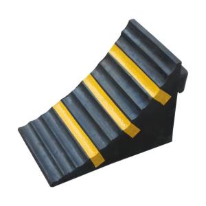 Rubber Wheel Chock for Trailers and Vehicles