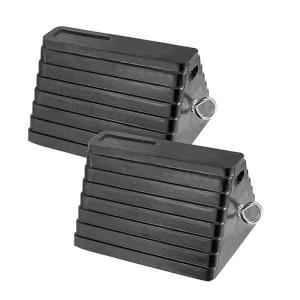 Wheel Chock Stopper Made of Durable Rubber